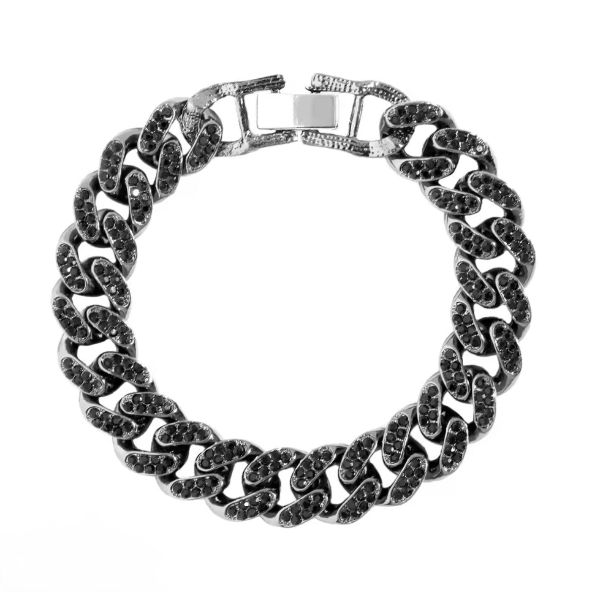 Luxora Cuban Iced Out 12mm Steel CZ