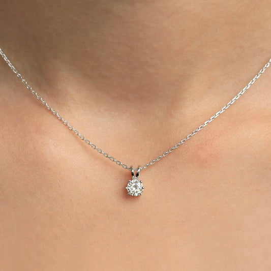 Luxora Solitaire Ogrlica 1ct