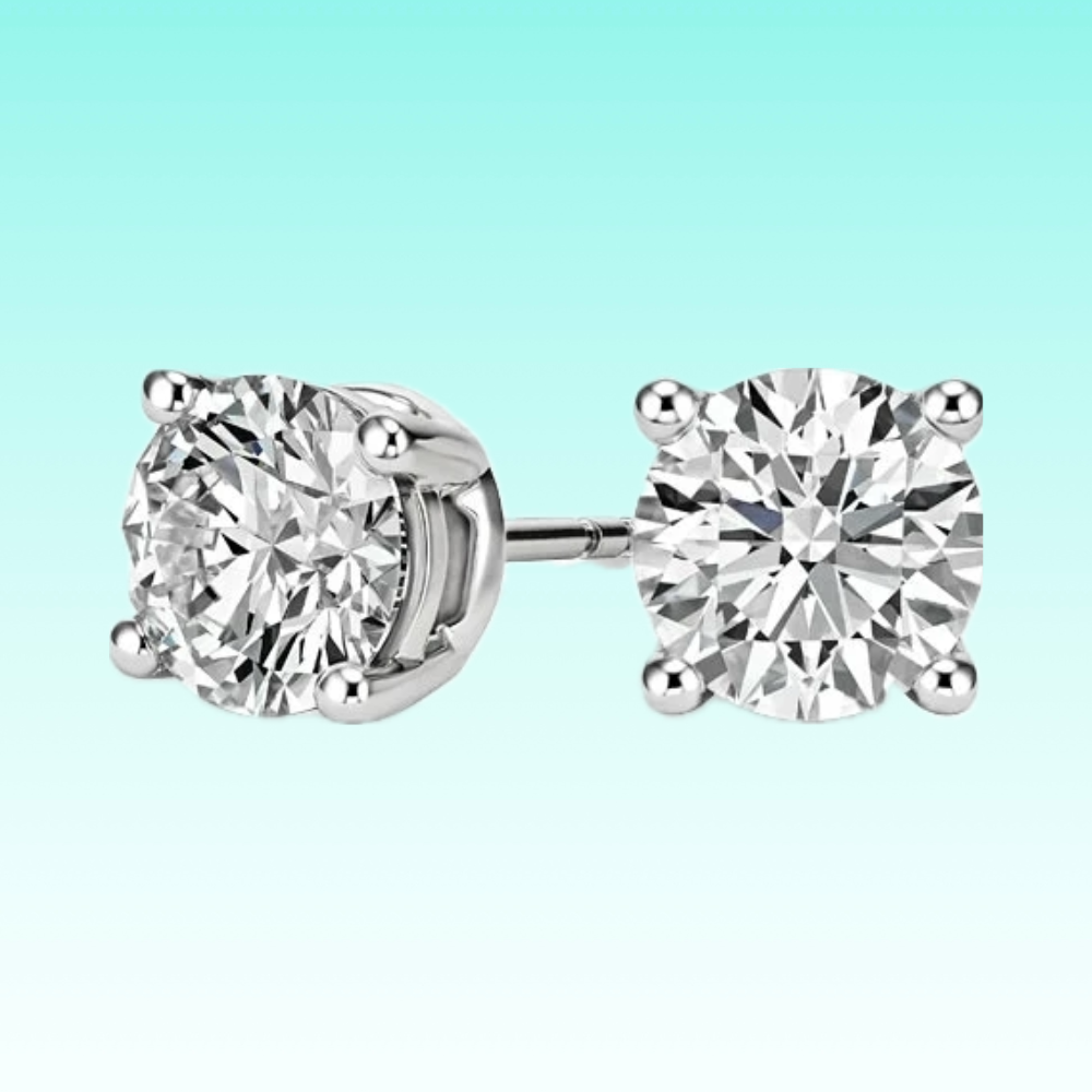 Prelepe moissanit minđuše u belom zlatu sa dijamantskim sjajem, luksuzni komad nakita sa srebrnim detaljima