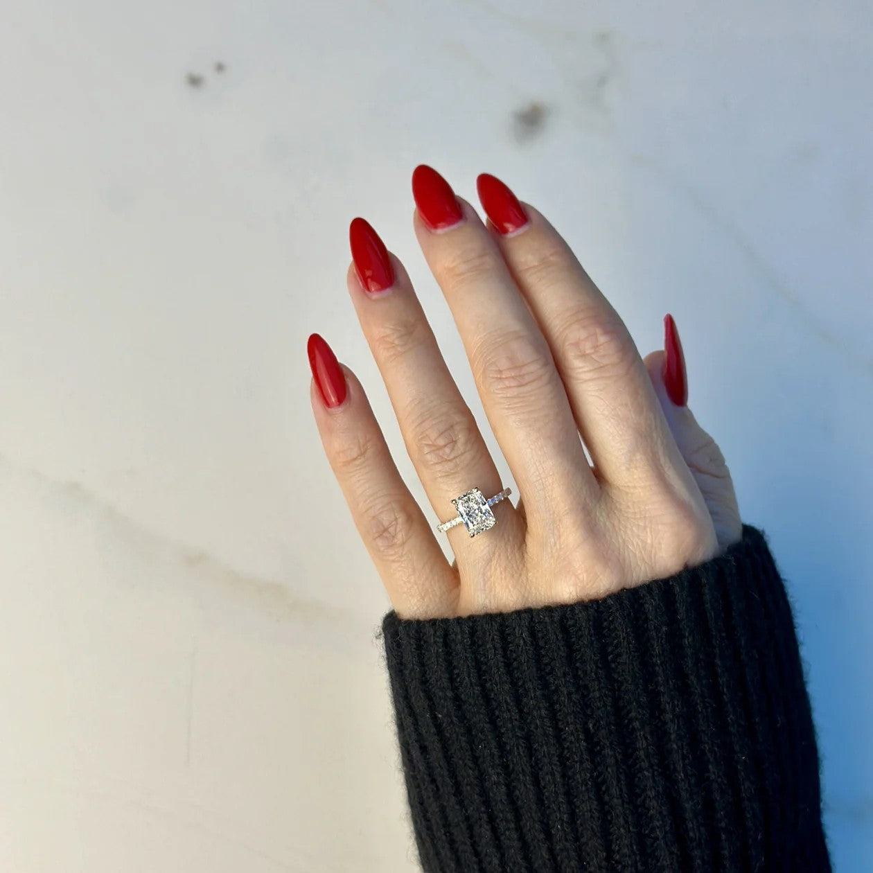 Luxora Diamond Prsten 2,9ct Radiant