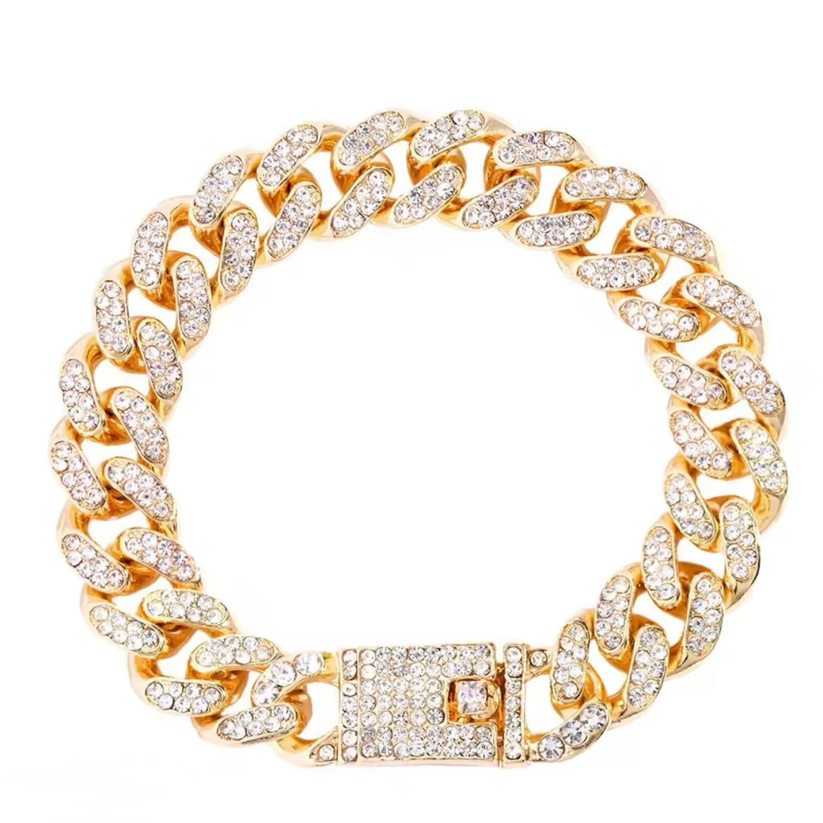 Luxora Cuban Iced Out 12mm Steel CZ