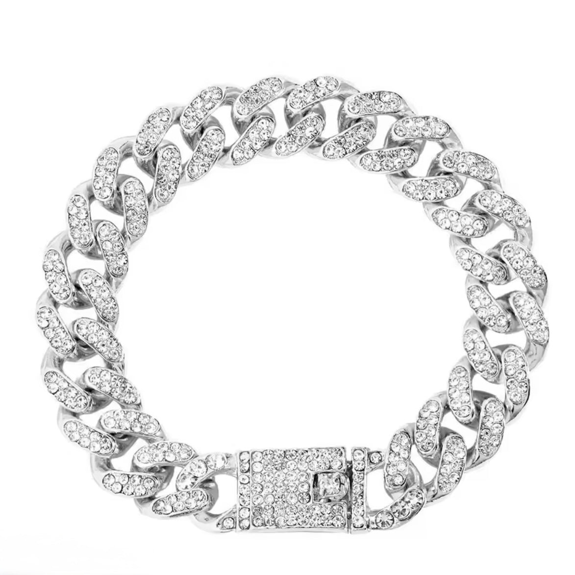 Luxora Cuban Iced Out 12mm Steel CZ