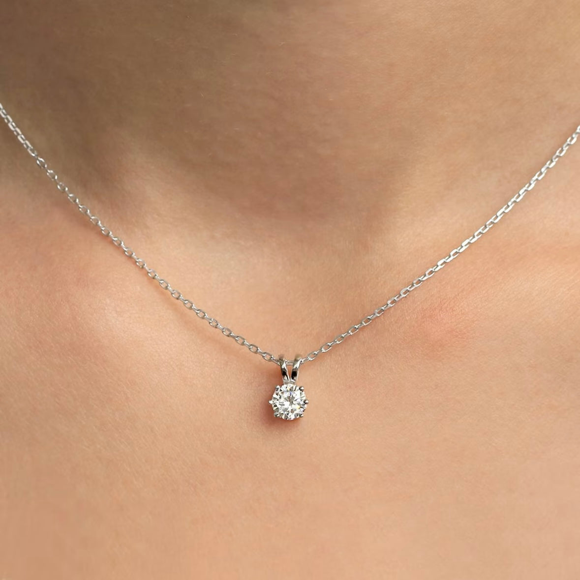 Luxora Solitaire Ogrlica 1ct