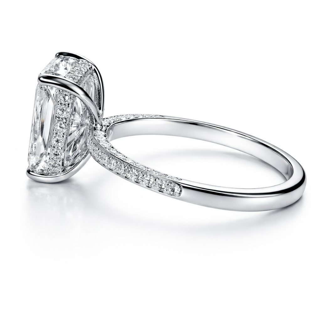 Luxora Diamond Prsten 2,9ct Radiant
